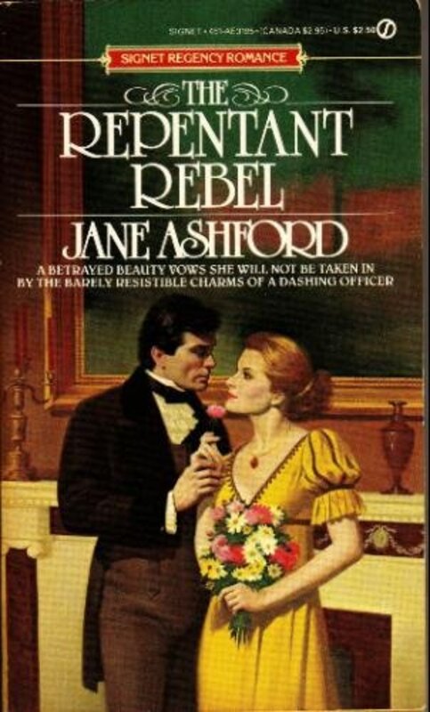 Book cover for "The Repentant Rebel" by Jane Ashford
