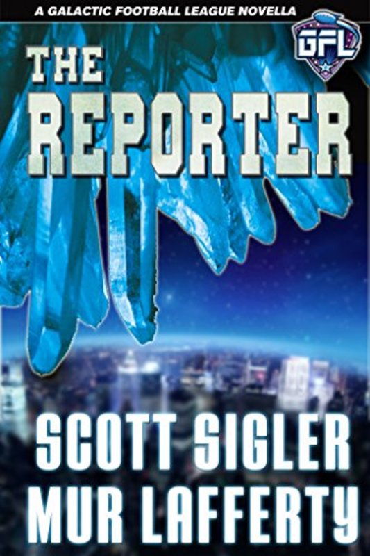 Book cover for "The Reporter" by Mur Lafferty