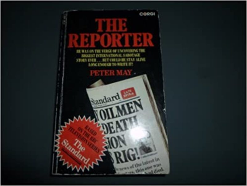 Book cover for "The Reporter" by Peter May