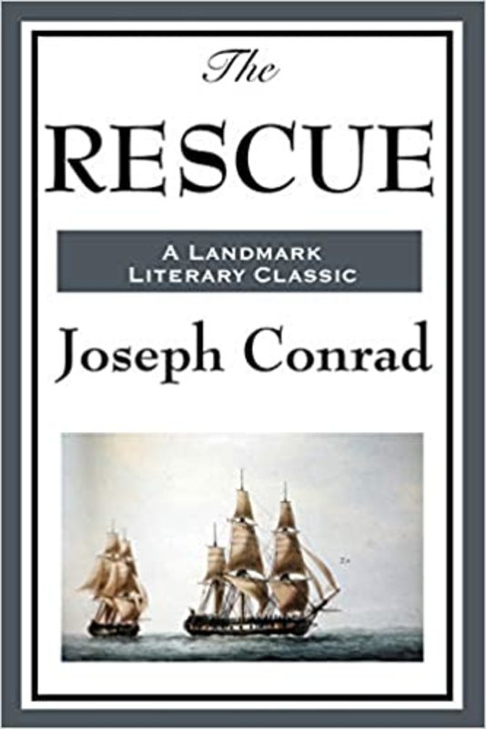 Book cover for "The Rescue" by Joseph Conrad