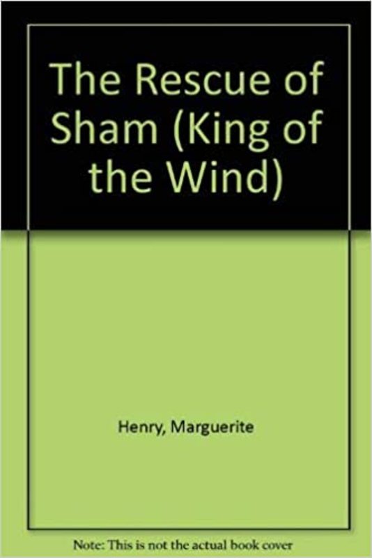 Book cover for "The Rescue of Sham" by Marguerite Henry