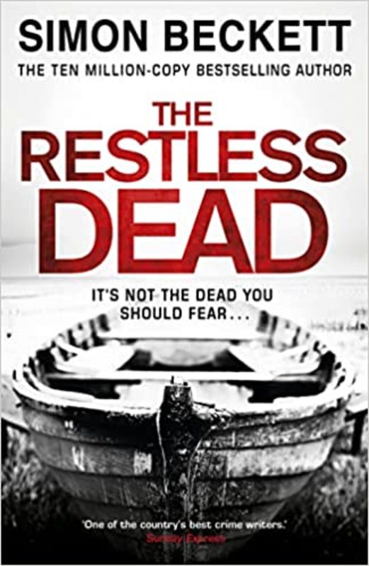 Book cover for "The Restless Dead" by Simon Beckett