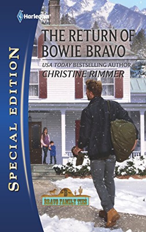 Book cover for "The Return of Bowie Bravo" by Christine Rimmer