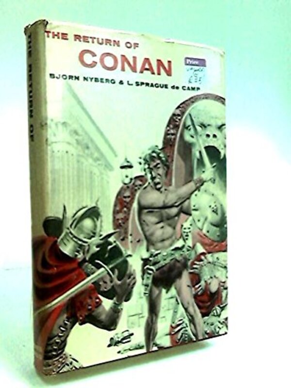 Book cover for "The Return of Conan" by Robert E Howard