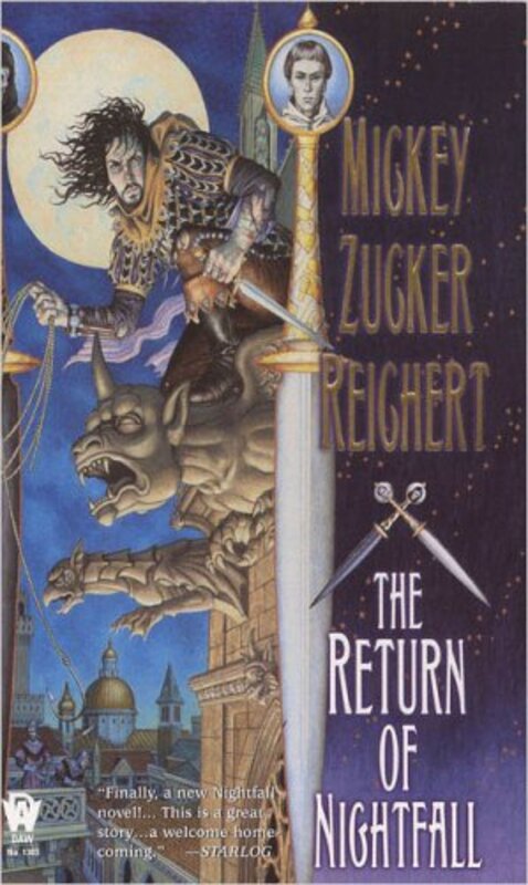 Book cover for "The Return of Nightfall" by Mickey Zucker Reichert