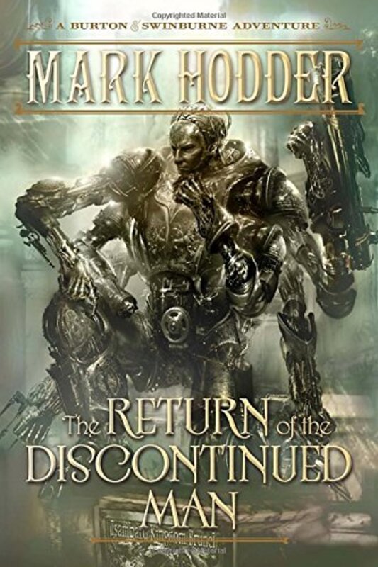 Book cover for "The Return of the Discontinued Man" by Mark Hodder