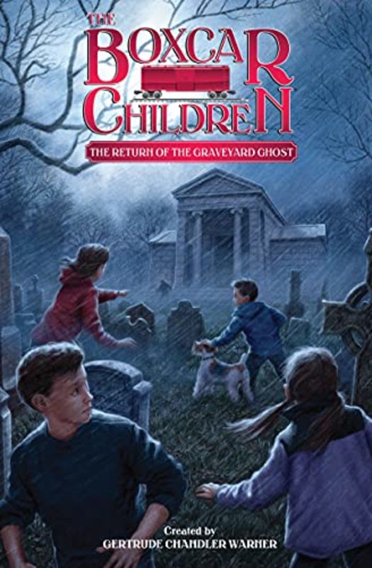 Book cover for "The Return of the Graveyard Ghost" by Gertrude Chandler Warner