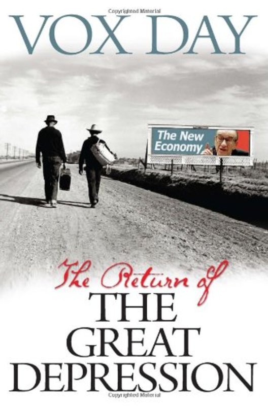 Book cover for "The Return of the Great Depression" by Vox Day