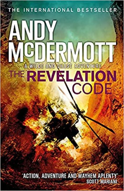 Book cover for "The Revelation Code" by Andy McDermott