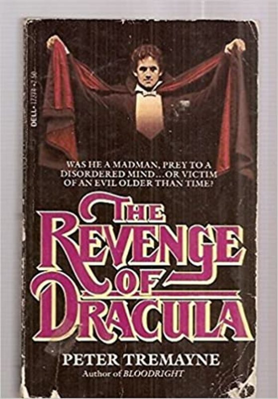 Book cover for "The Revenge of Dracula" by Peter Tremayne