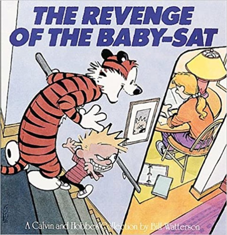 Book cover for "The Revenge of the Baby-Sat" by Bill Watterson