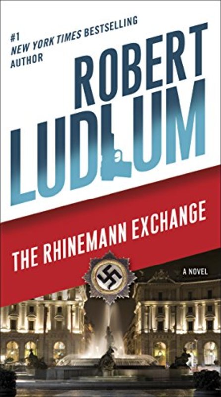 Book cover for "The Rhinemann Exchange" by Robert Ludlum