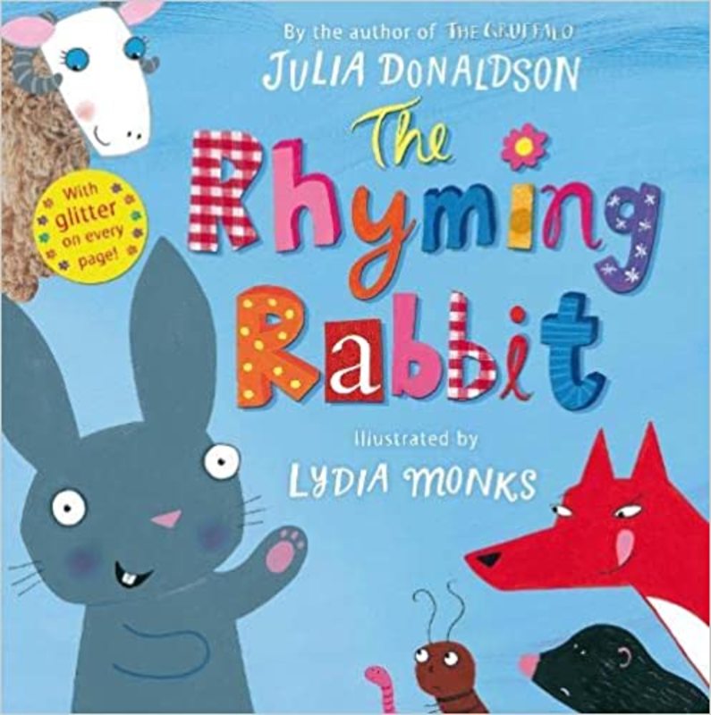Book cover for "The Rhyming Rabbit" by Julia Donaldson