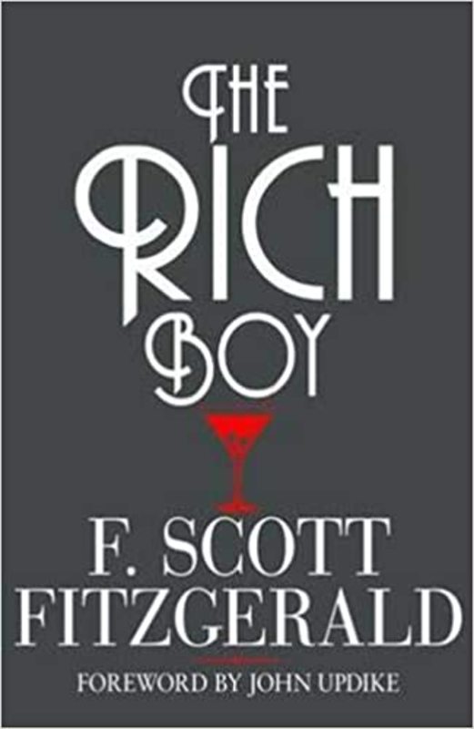 Book cover for "The Rich Boy" by F. Scott Fitzgerald