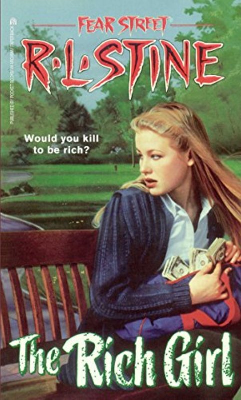 Book cover for "The Rich Girl" by R.L. Stine