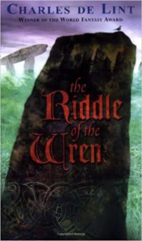 Book cover for "The Riddle of the Wren" by Charles de Lint