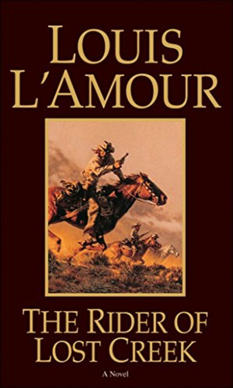 Book cover for "The Rider of Lost Creek" by Louis LAmour