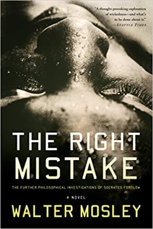 Book cover for "The Right Mistake" by Walter Mosley