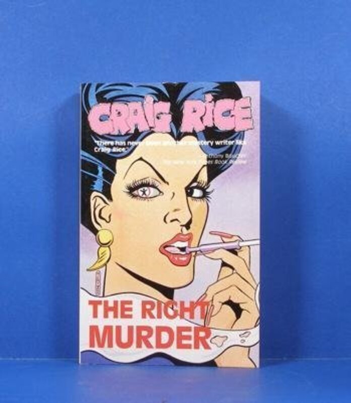 Book cover for "The Right Murder" by Craig Rice