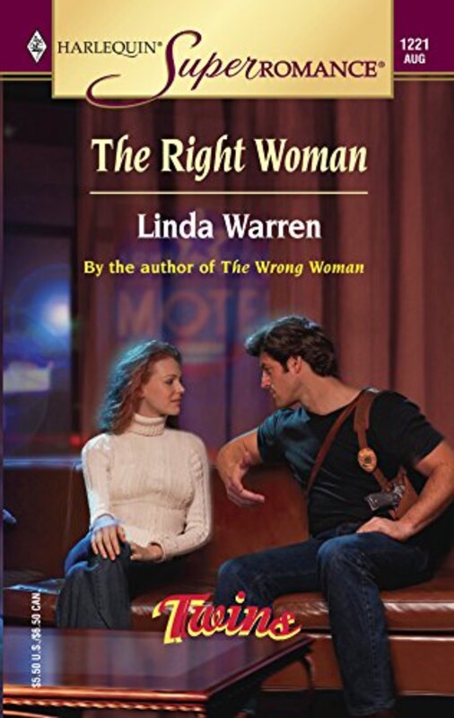 Book cover for "The Right Woman" by Linda Warren