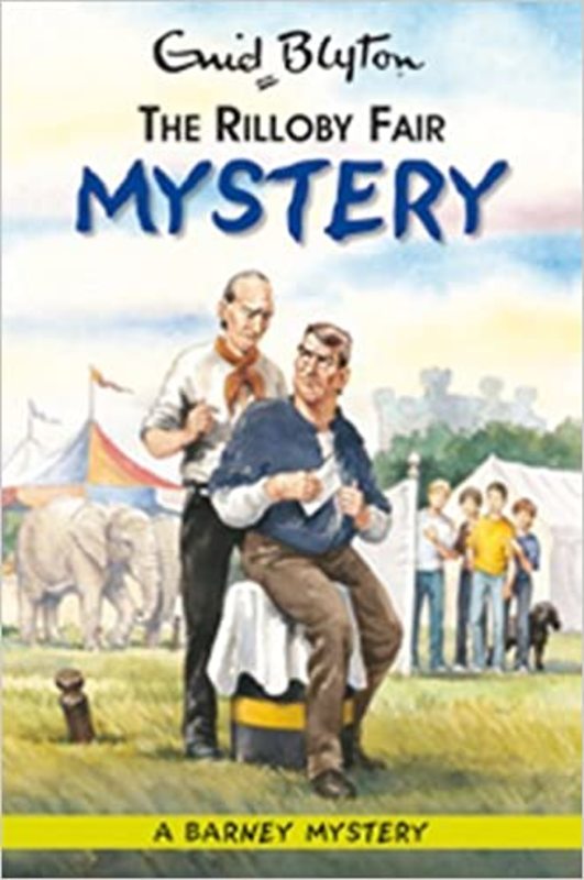 Book cover for "The Rilloby Fair Mystery" by Enid Blyton
