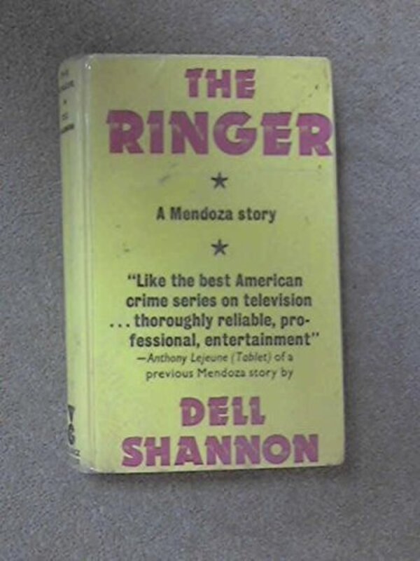 Book cover for "The Ringer" by Dell Shannon