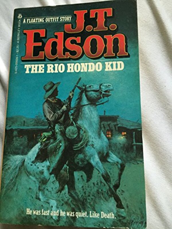 Book cover for "The Rio Hondo Kid" by JT Edson