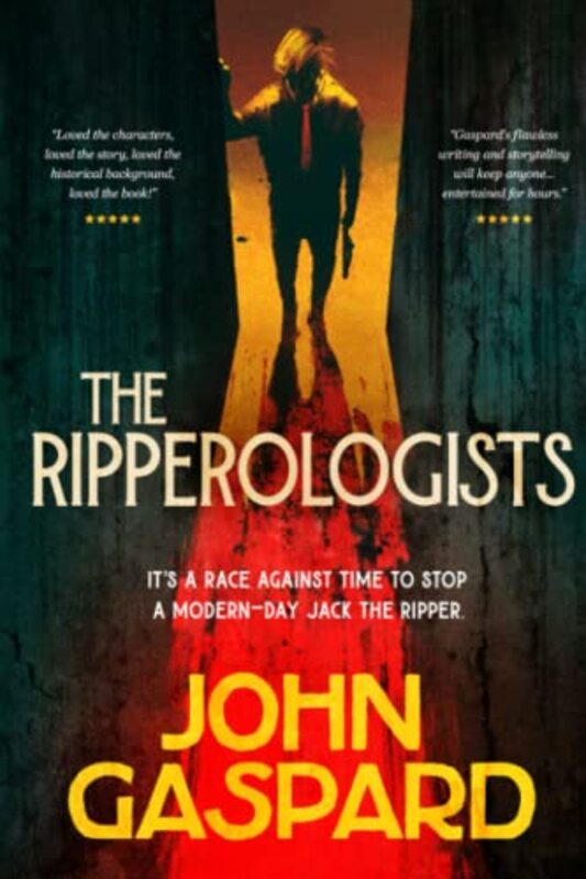Book cover for "The Ripperologists" by John Gaspard