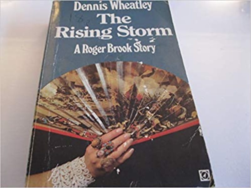 Book cover for "The Rising Storm" by Dennis Wheatley