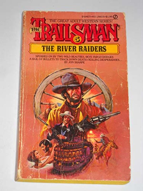 Book cover for "The River Raiders" by Jon Sharpe