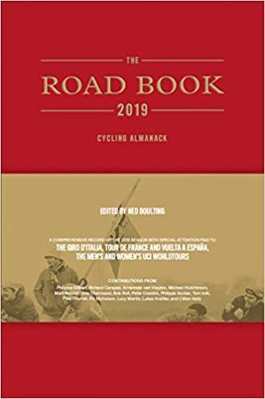 Book cover for "The Road Book Cycling Almanack 2019" by Ned Boulting