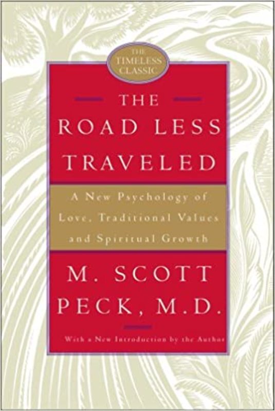 Book cover for "The Road Less Traveled" by M. Scott Peck