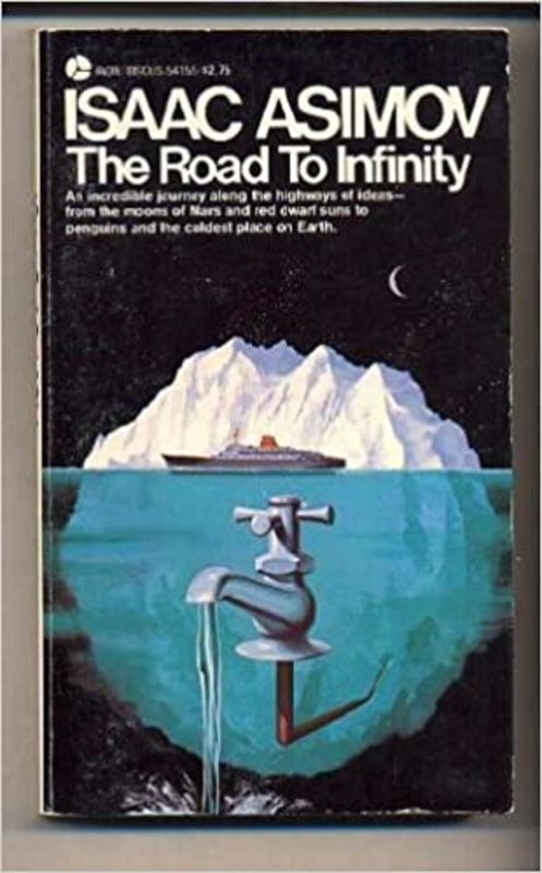 Book cover for "The Road to Infinity" by Isaac Asimov