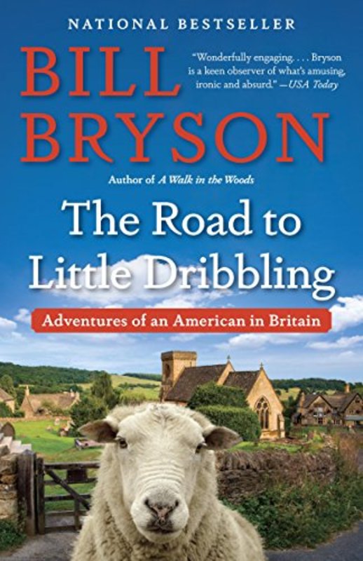 Book cover for "The Road to Little Dribbling" by Bill Bryson