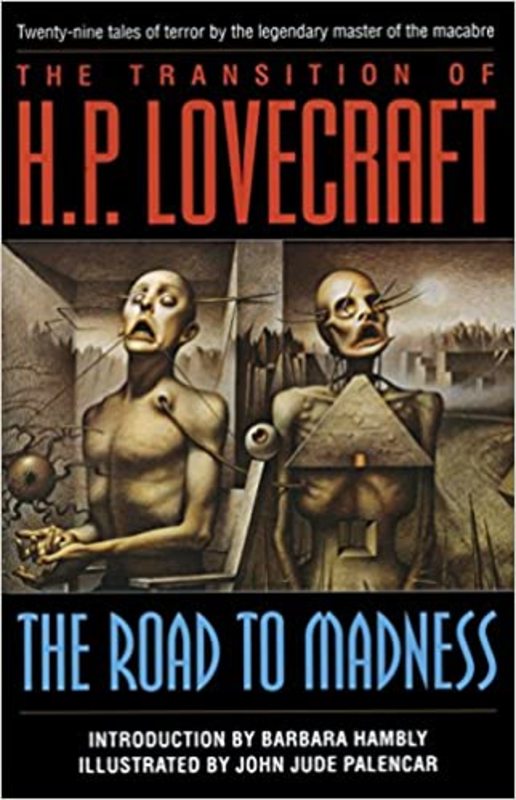 Book cover for "The Road to Madness" by H. P. Lovecraft