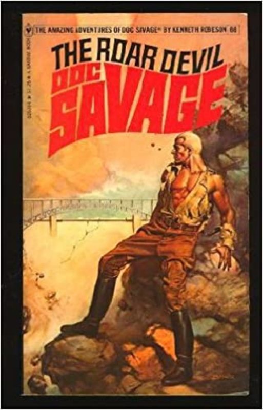 Book cover for "The Roar Devil" by Lester Dent