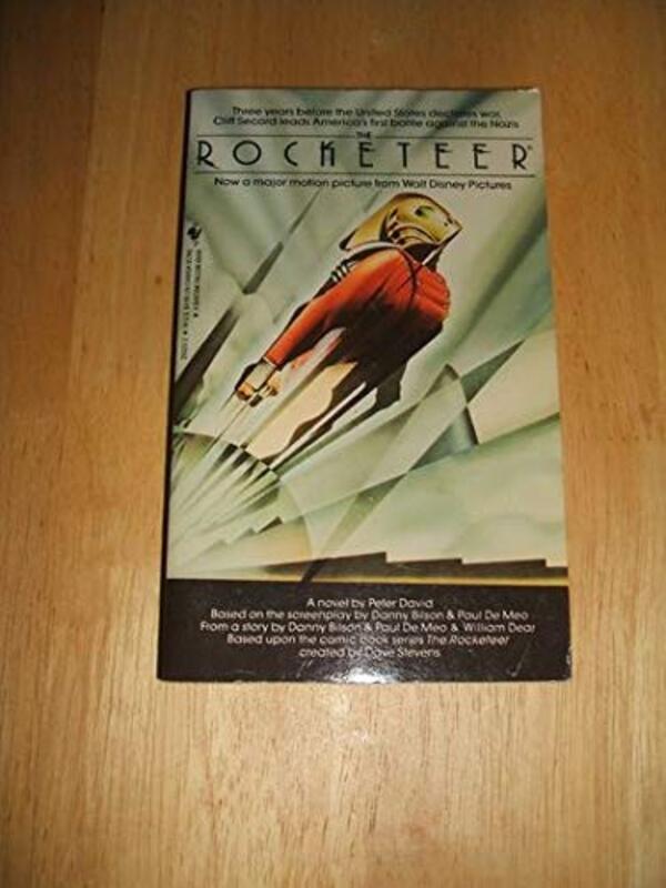 Book cover for "The Rocketeer" by Peter David