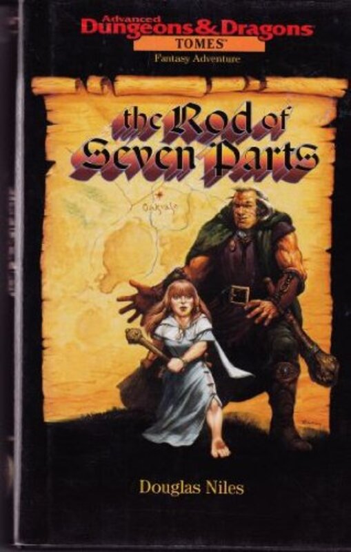 Book cover for "The Rod of Seven Parts" by Douglas Niles