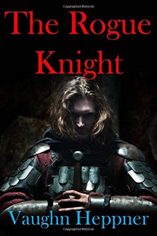 Book cover for "The Rogue Knight" by Vaughn Heppner