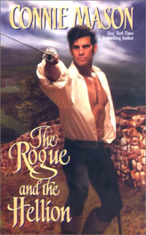 Book cover for "The Rogue and the Hellion" by Connie Mason