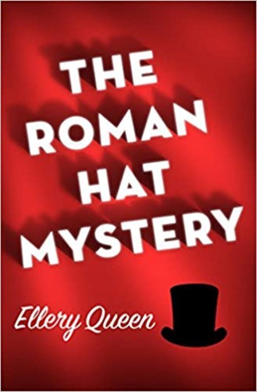 Book cover for "The Roman Hat Mystery" by Ellery Queen