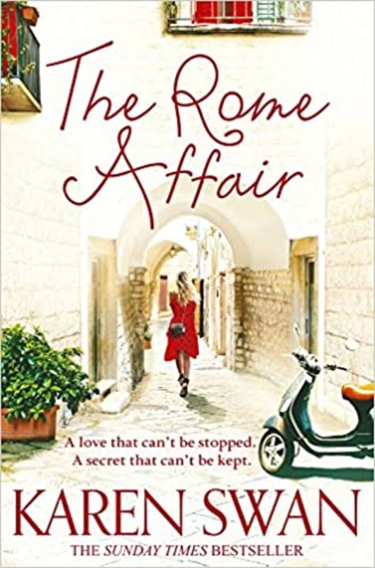 Book cover for "The Rome Affair" by Karen Swan