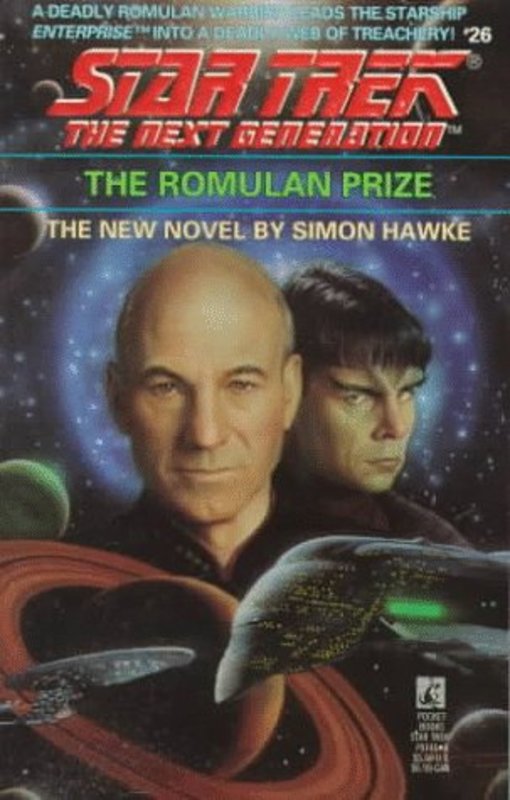 Book cover for "The Romulan Prize" by Simon Hawke