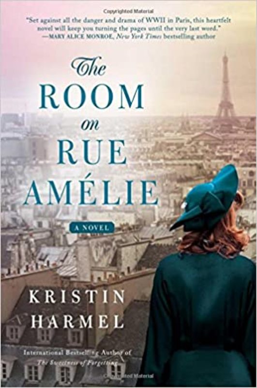Book cover for "The Room on Rue Amélie" by Kristin Harmel
