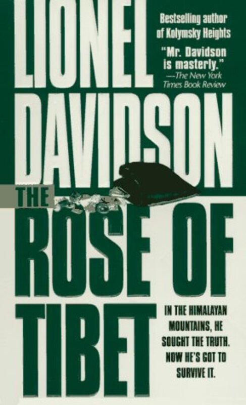 Book cover for "The Rose of Tibet" by Lionel Davidson