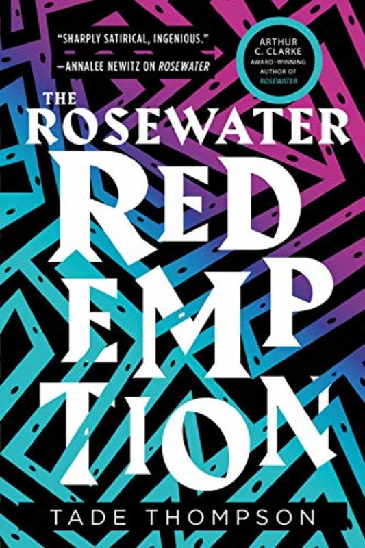 Book cover for "The Rosewater Redemption" by Tade Thompson