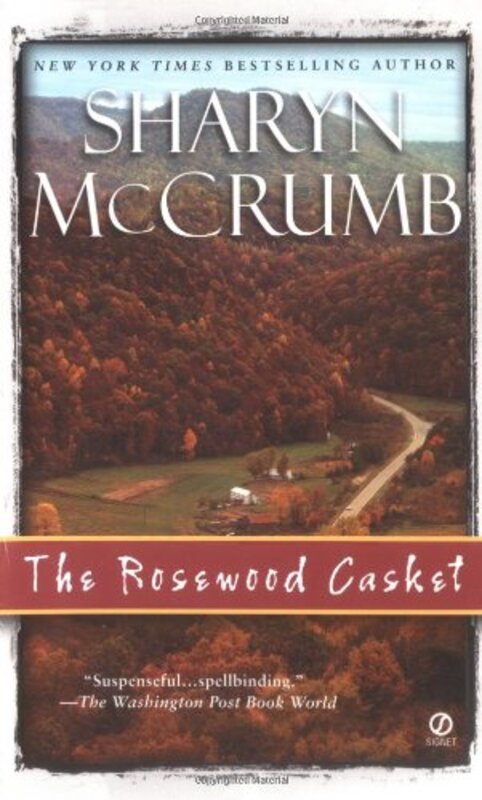 Book cover for "The Rosewood Casket" by Sharyn McCrumb