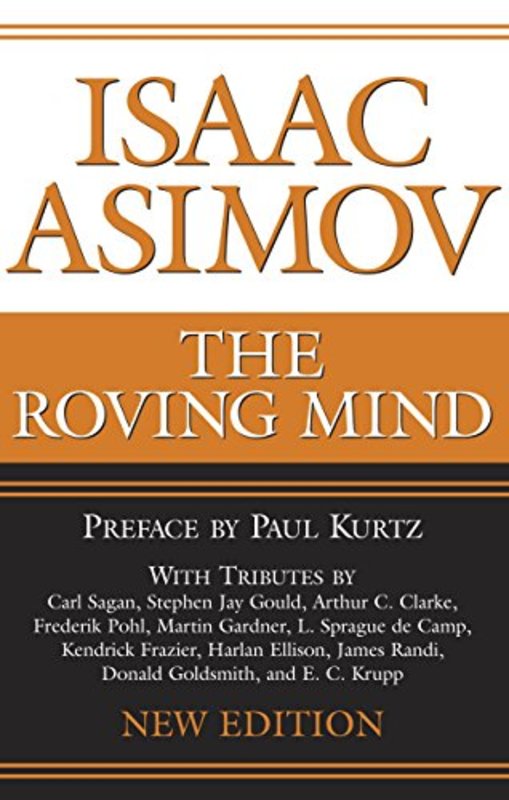 Book cover for "The Roving Mind" by Isaac Asimov