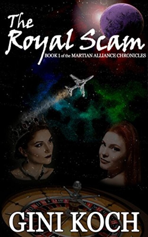 Book cover for "The Royal Scam" by Gini Koch