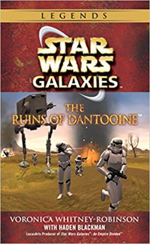 Book cover for "The Ruins of Dantooine" by Troy Denning